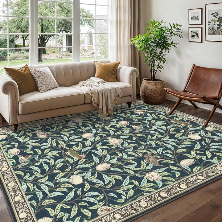Botanical Design Area Rug