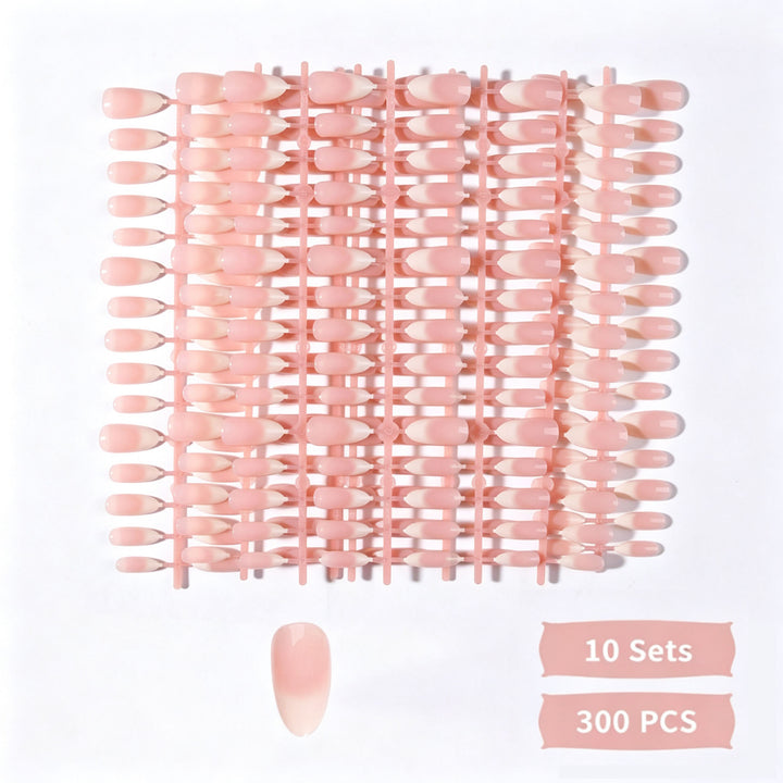 Long Almond Press-On Nail Tips Kalsten