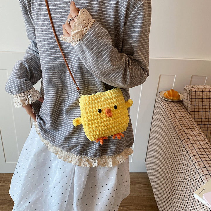 Cute Animal-Themed Plush Bag