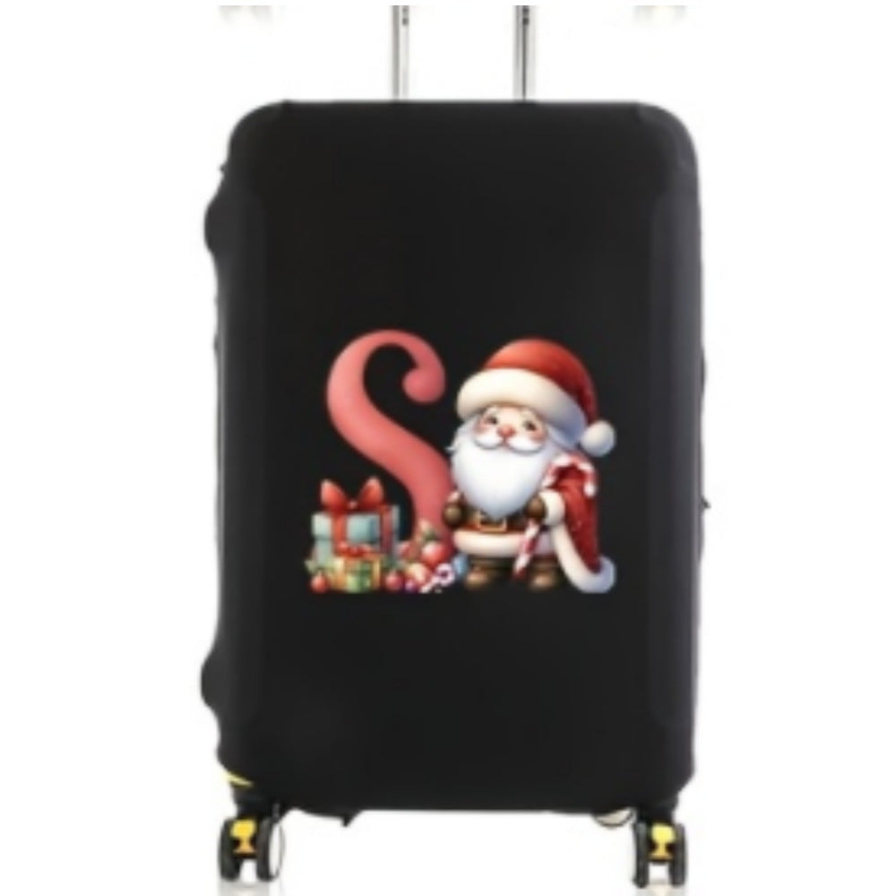 Women's hard-shell travel suitcase with festive Christmas design Kalsten