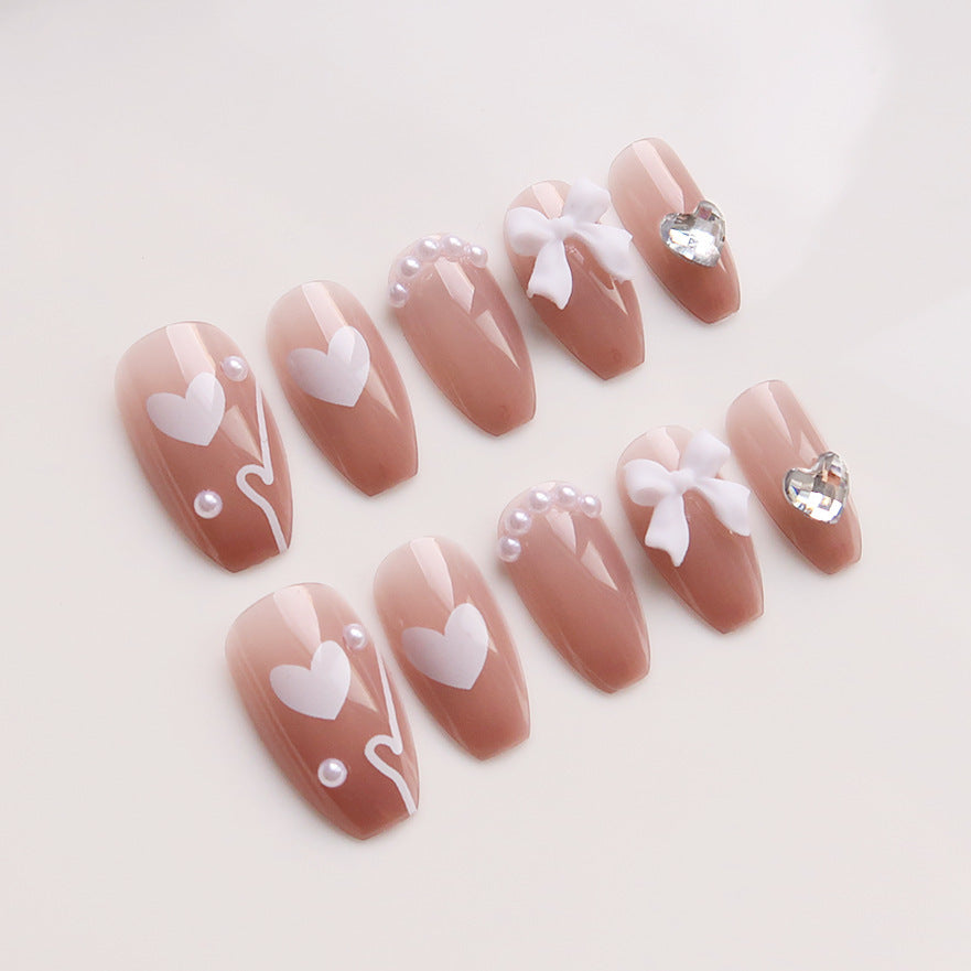 Elegant Artistic Press-On Nails Set