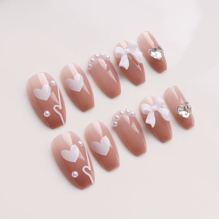 Elegant Artistic Press-On Nails Set