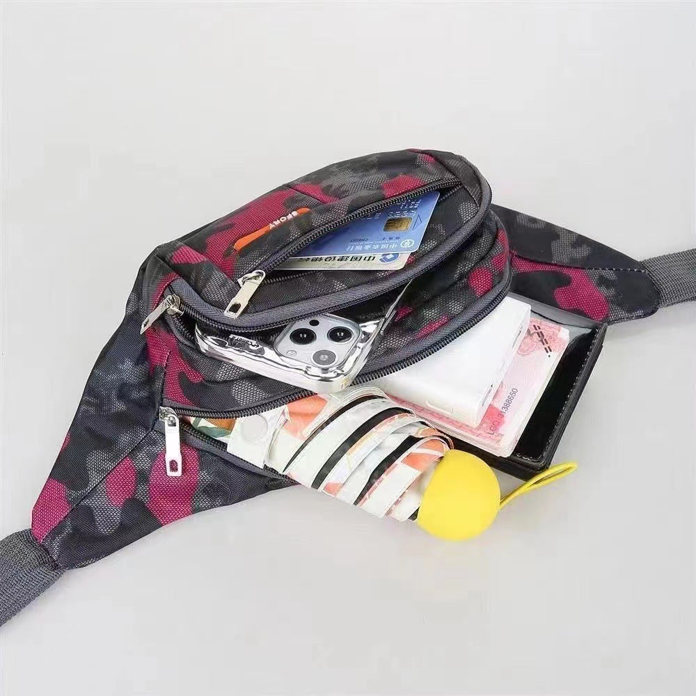 Sporty Multi-Compartment Fanny Pack
