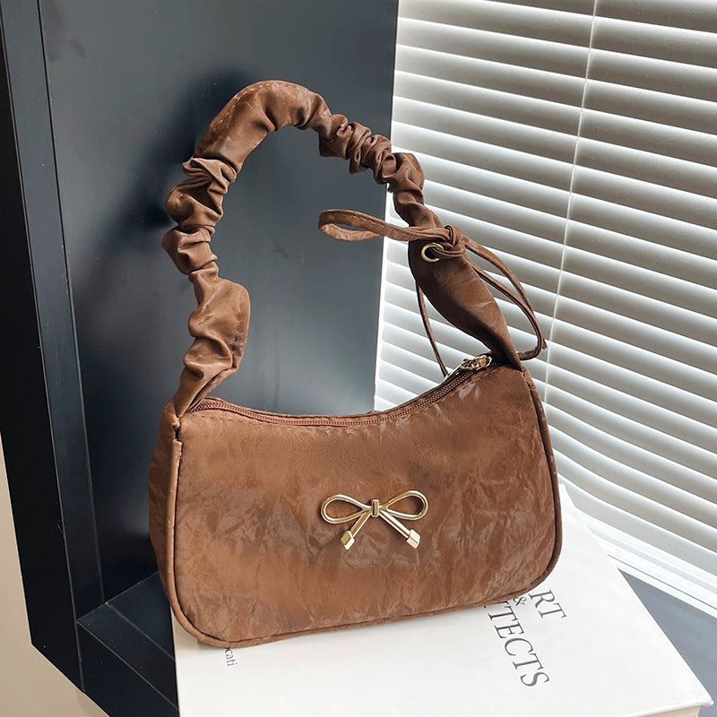 Elegant Bow-Embellished Shoulder Bag