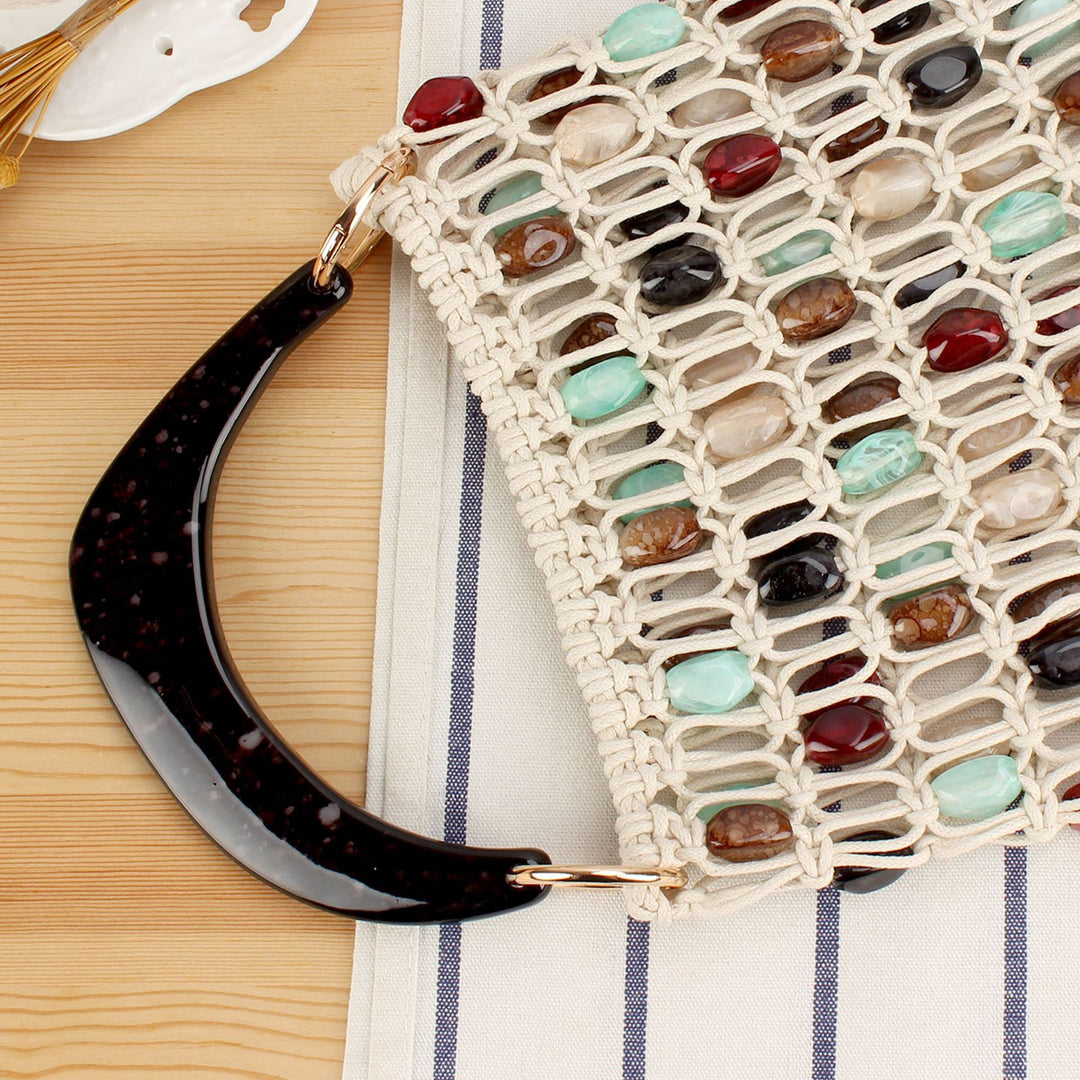 Handbag with Colorful Decorative Element Kalsten
