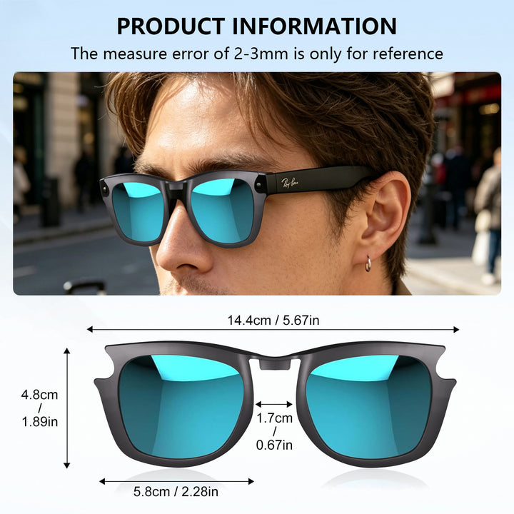 Fashion sunglasses with polarized lenses Kalsten