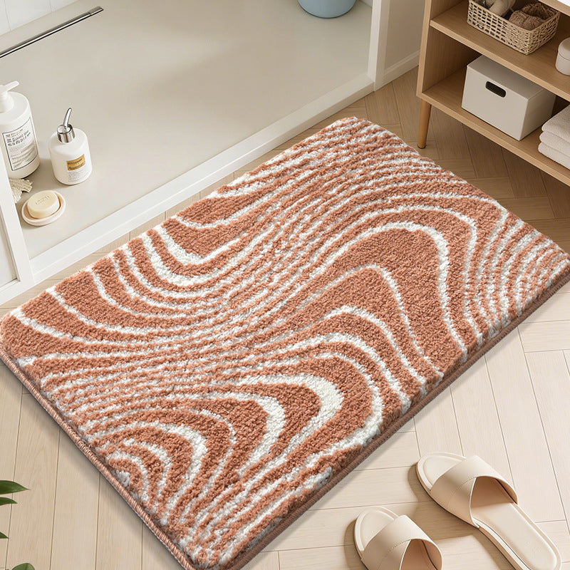 Abstract Wave Pattern Bath Mat Kalsten