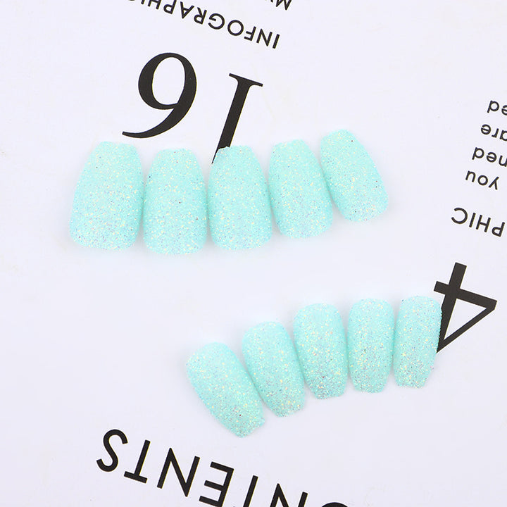 Glittering artificial nails in modern design Kalsten