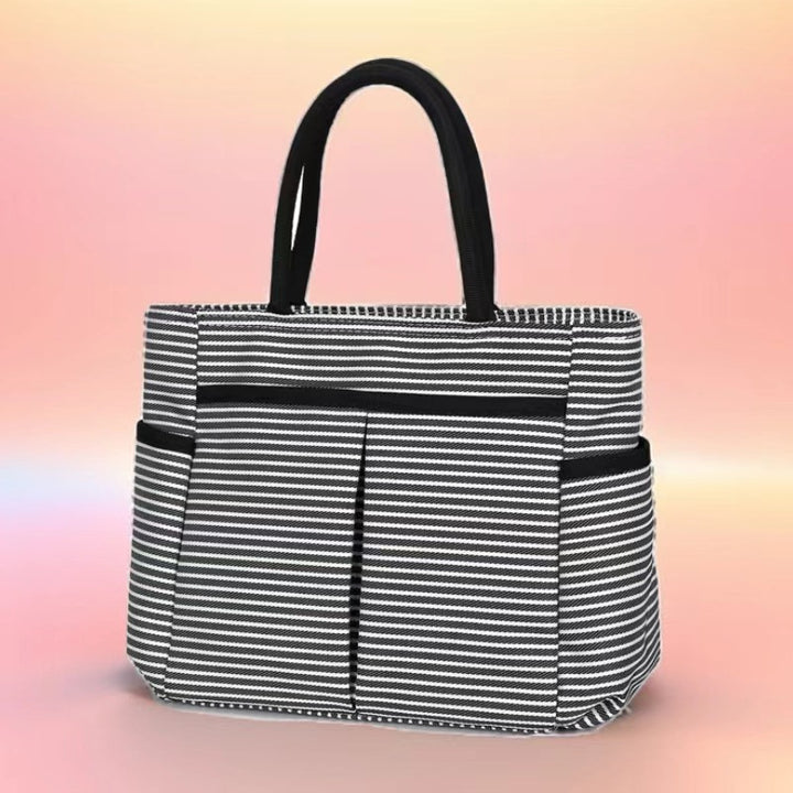 Multi-Pocket Candy Print Tote Bag Kalsten