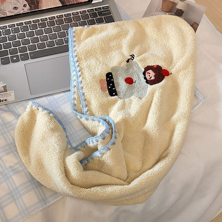 Cozy sauna blanket with playful design Kalsten