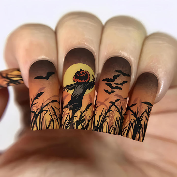 Halloween-Inspired Art Nail Wraps Kalsten