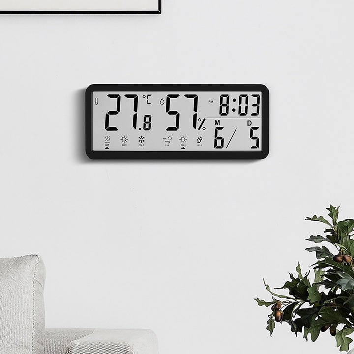 Digital multifunction weather alarm clock with hygrometer and temperature display Kalsten
