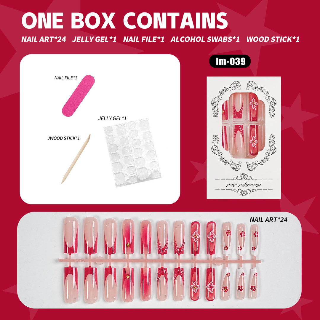 Premium Decorative Press-On Nail Art Collection