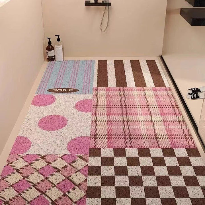 Playful Puppy-Themed Non-Slip Bathroom Mat Kalsten