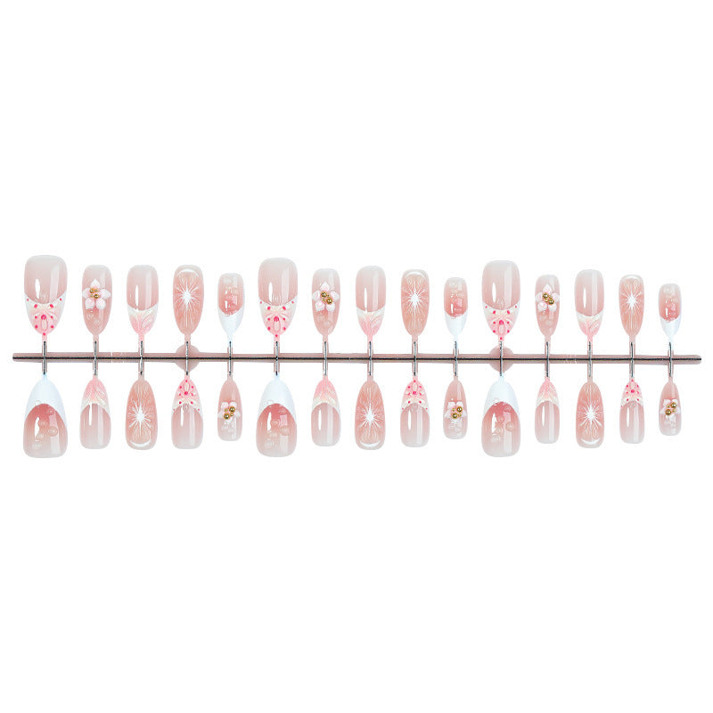 Artistic Floral Press-On Nail Collection kalsten