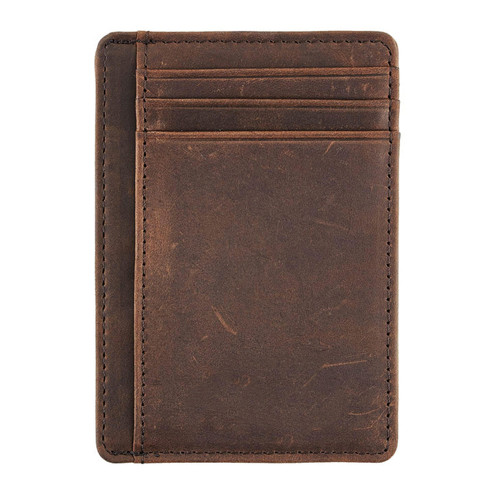 Vintage-Inspired Leather Cardholder Kalsten