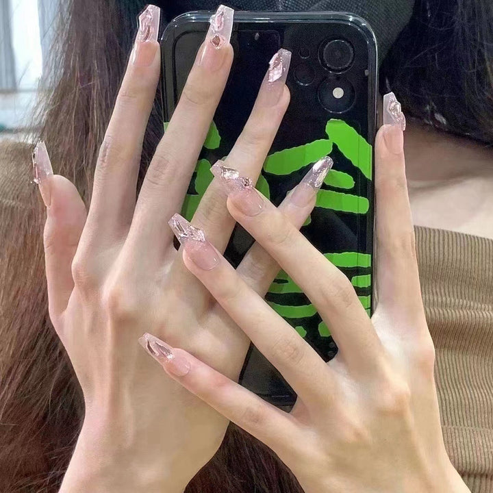 Glamorous Glittery Press-On Nails