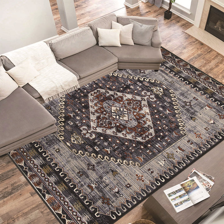 Geometric Pattern Area Rug Kalsten