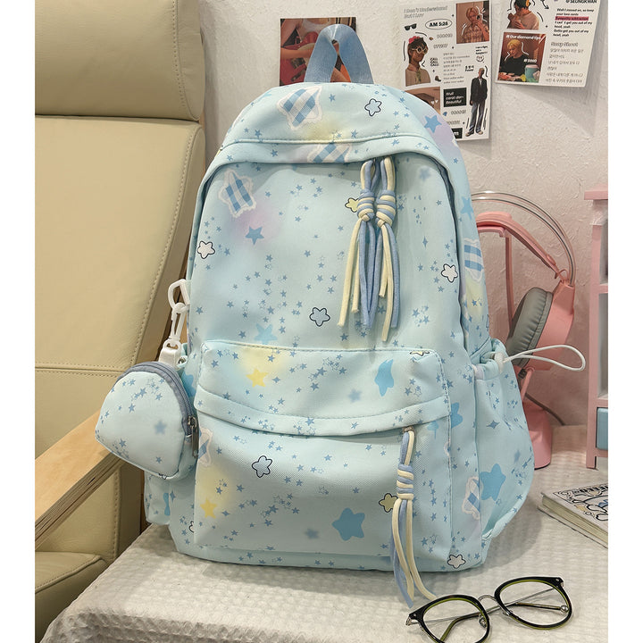 Cartoon-Embellished Casual Backpack Kalsten
