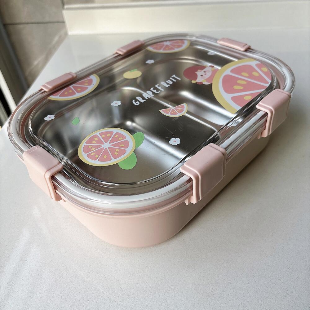 Themed Dual-Compartment Lunch Box