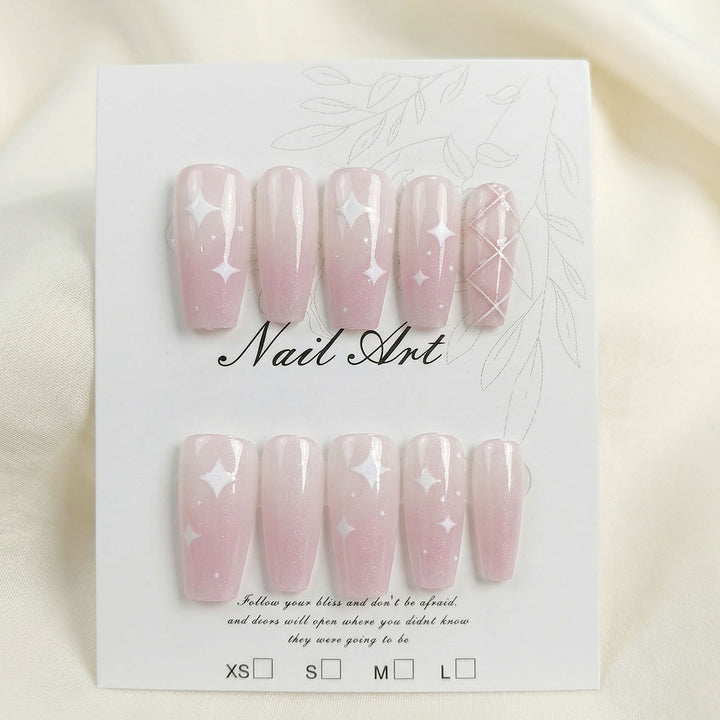 Elegant Press-On Nail Art Set
