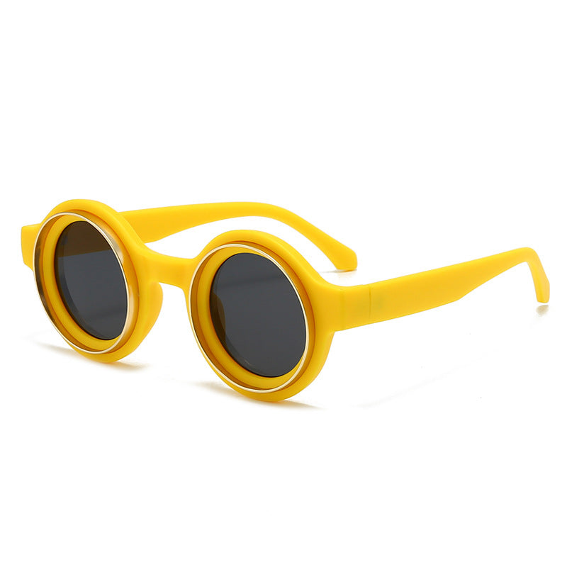 Women’s fashionable round sunglasses with striking design Kalsten
