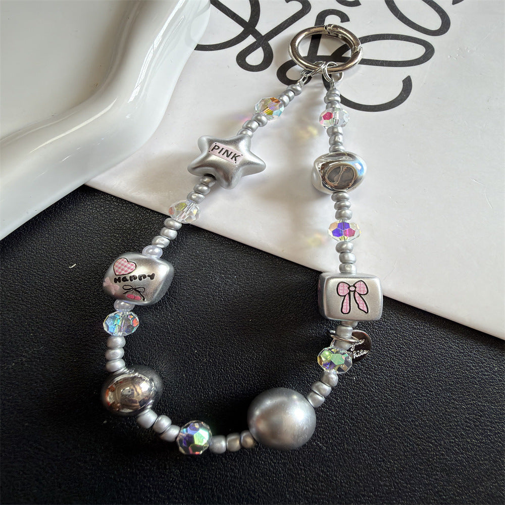 Decorative Beaded Charm Keychain Kalsten 1790135619