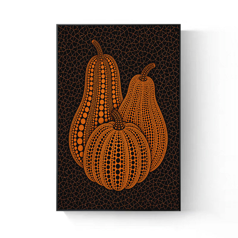 Decorative Pumpkin Canvas Art