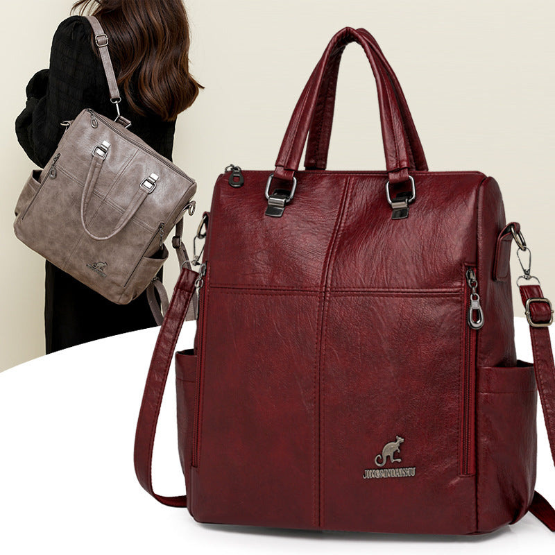 Multi-Functional Faux Leather Handbag Kalsten