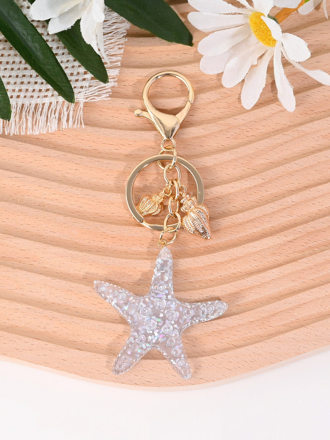 Keychain with Maritime Star Motif Kalsten