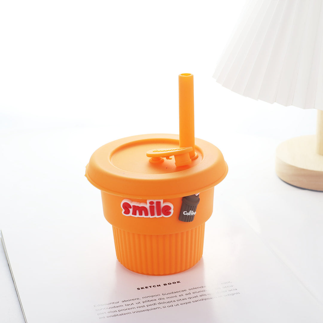 Women's creative silicone drinking cup with funny designs Kalsten