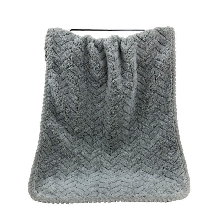 Cozy blanket with modern pattern Kalsten