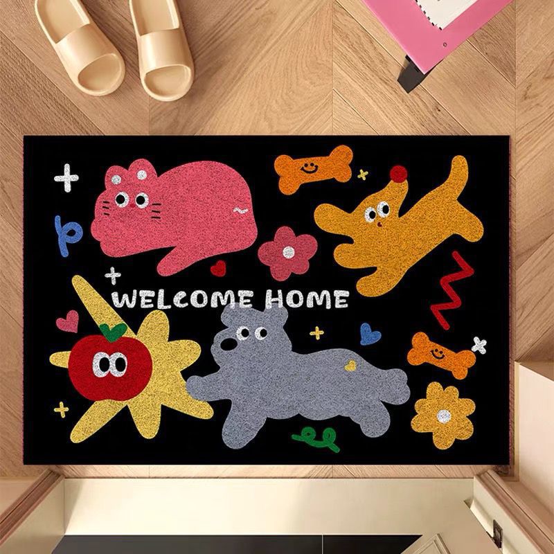 Fun Cartoon-Themed Welcome Mat Kalsten