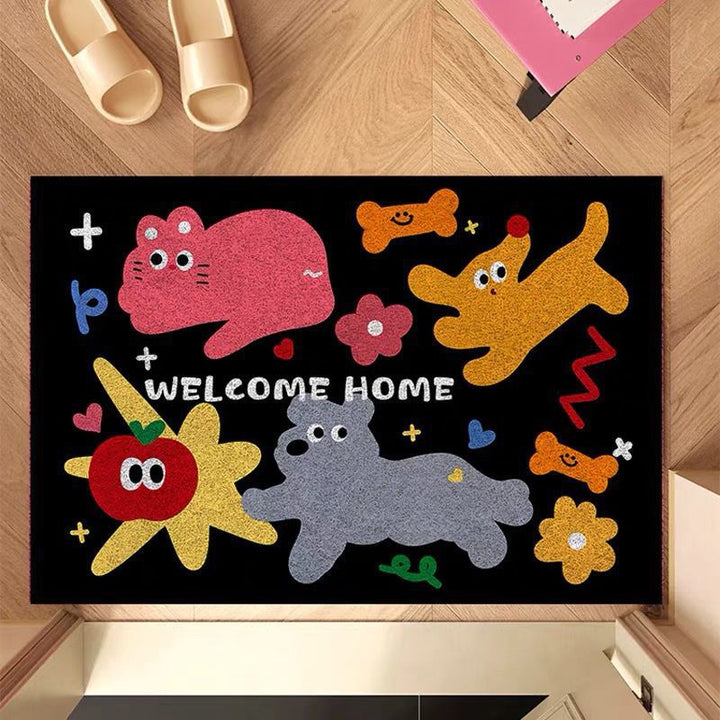 Fun Cartoon-Themed Welcome Mat Kalsten