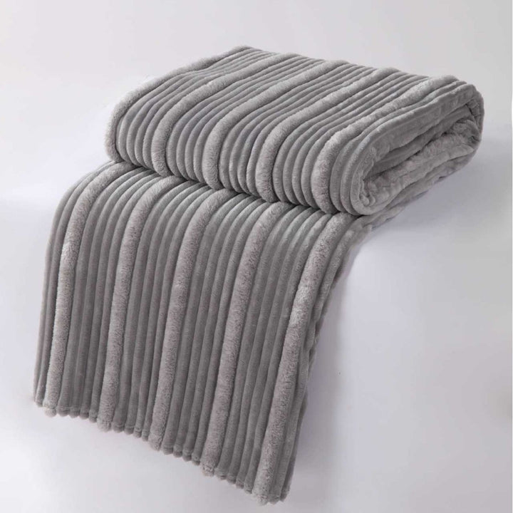 Luxurious Textured Plush Throw Blanket