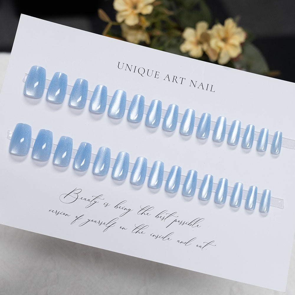 Glossy Acrylic Press-On Nail Set