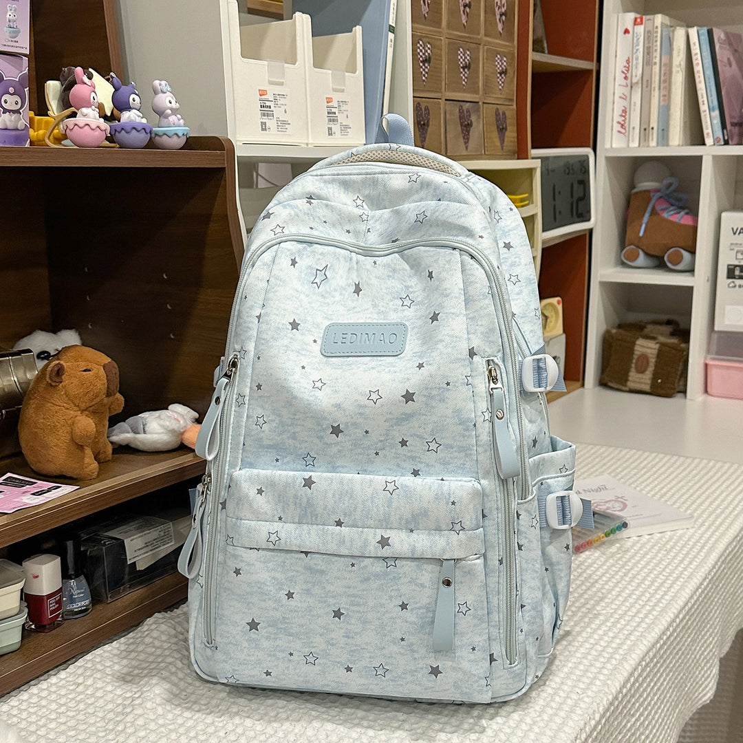 Stylish Star-Patterned Backpack Kalsten 1791205059
