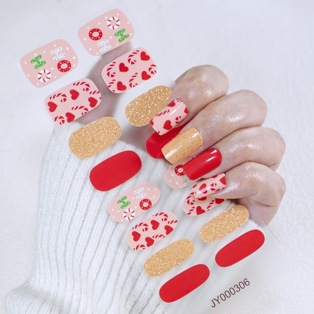Holiday-Themed Nail Art Stickers