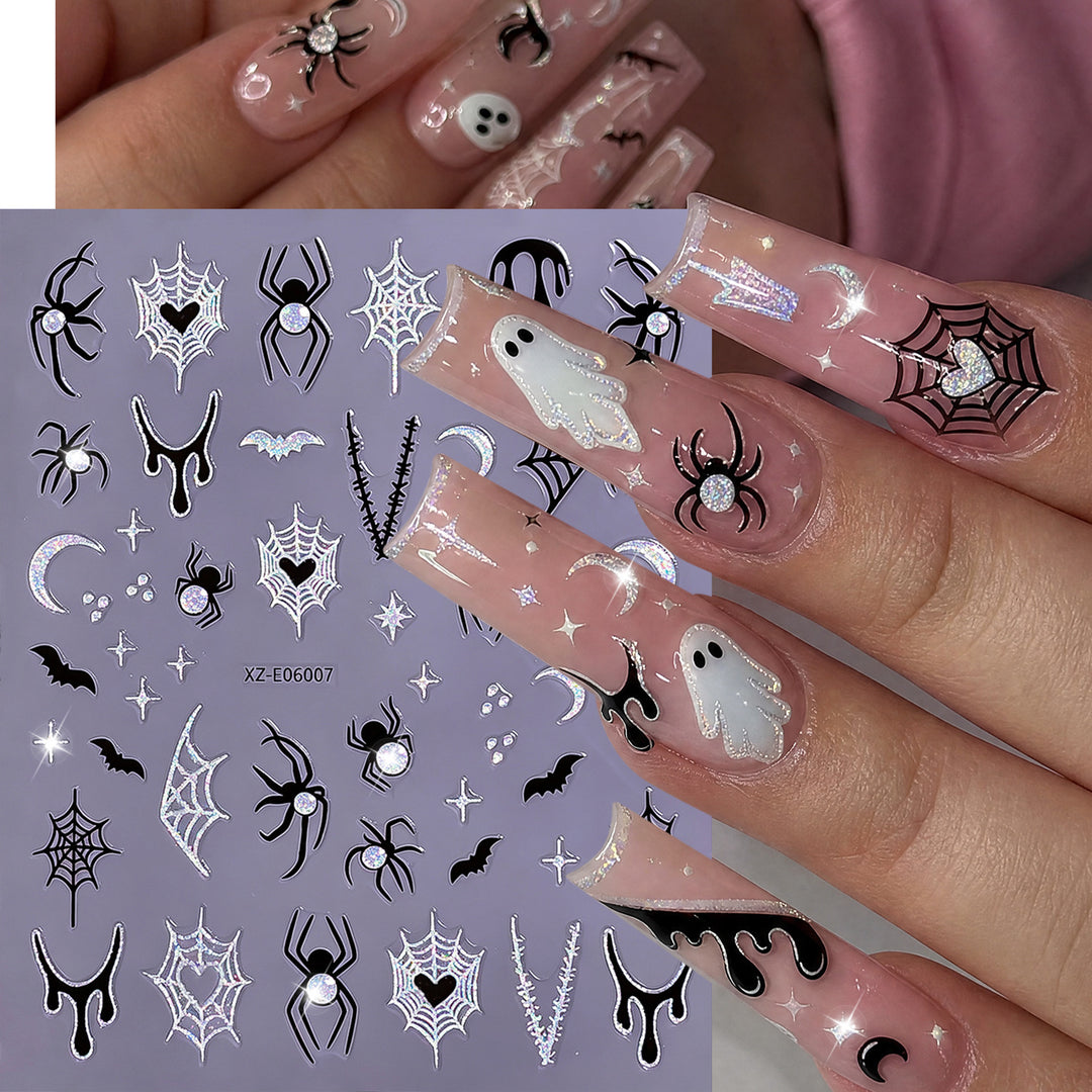 Halloween-Themed Nail Art Sticker Set  1791507032