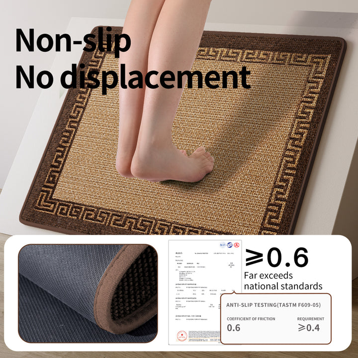 Plush Textured Bathroom Rug