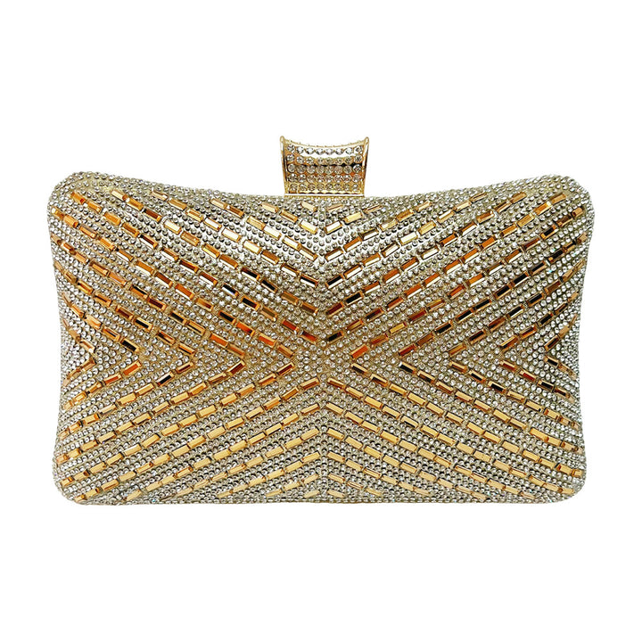 Glamorous Rhinestone Detailed Evening Handbag