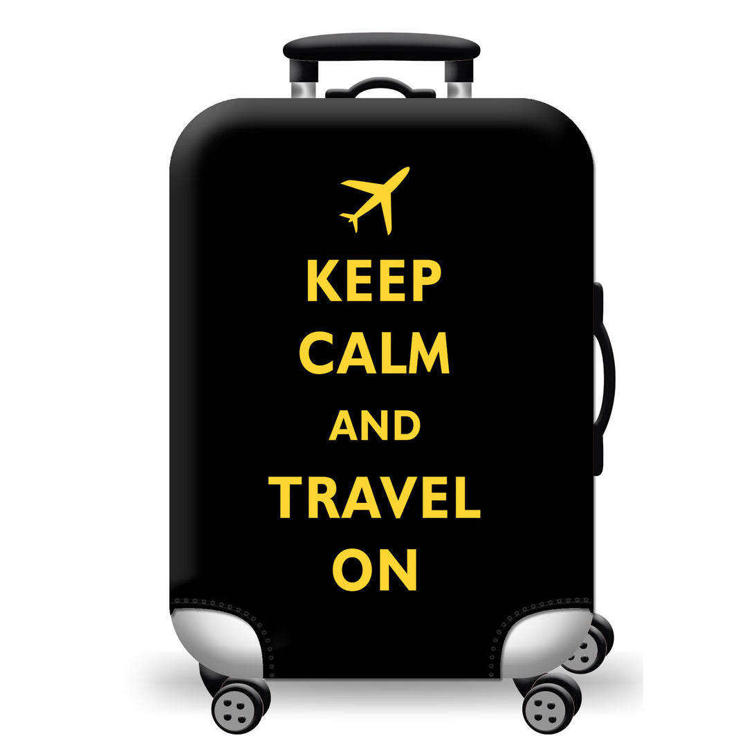 Hard Shell Luggage with Earth Design Kalsten