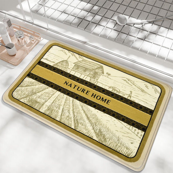 Artistic Landscape Bath Mat Kalsten