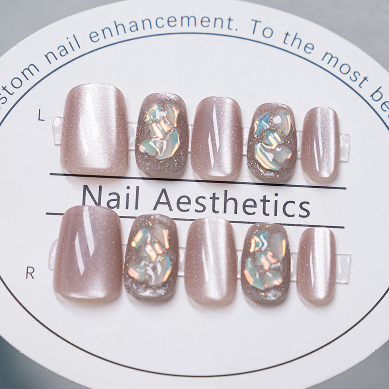Glitzy Press-On Nail Set