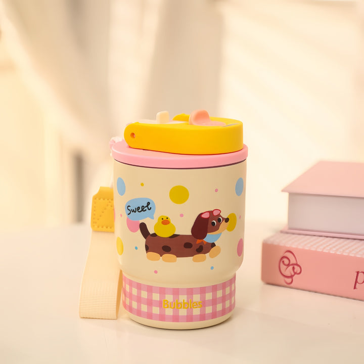 Insulated drinking cups with colorful animal motif Kalsten