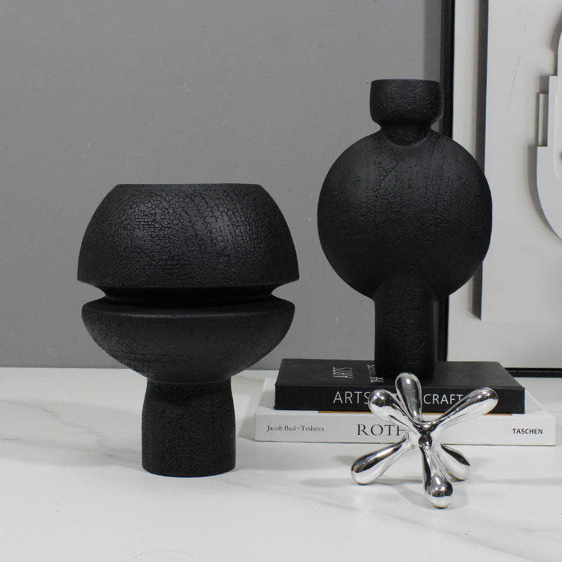 Textured Abstract Decorative Vase