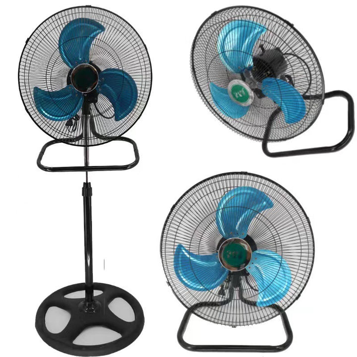 Unisex high-performance standing fan with adjustable head and variable speed settings Kalsten
