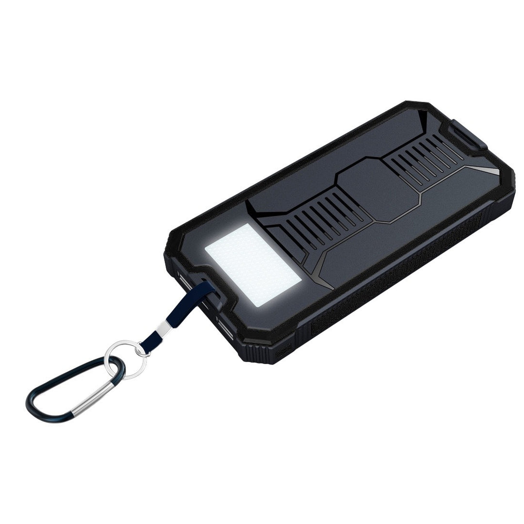 Portable power bank with light and safety clip Kalsten