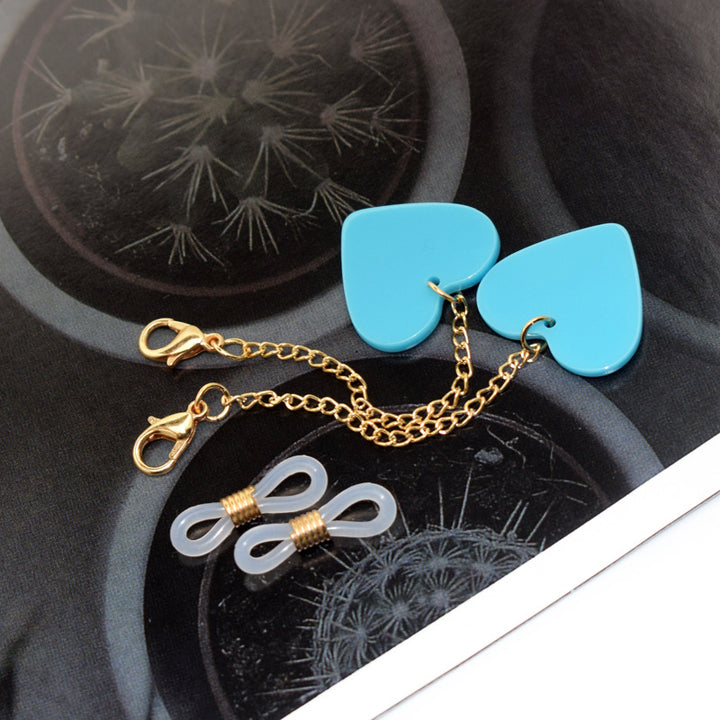 Heart-Shaped Decorative Eyewear Chain Kalsten