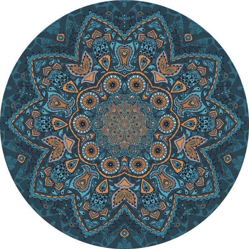 Mandala-Inspired Decorative Area Rug Kalsten